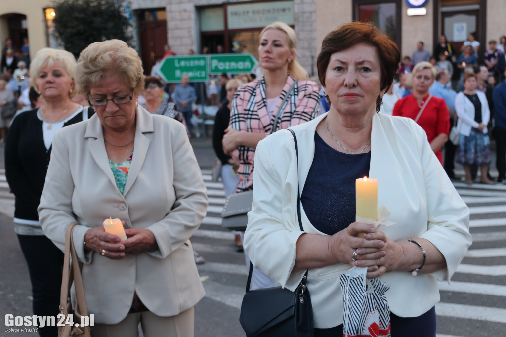 Powitanie kopii Obrazu Matki Bożej w Krobi