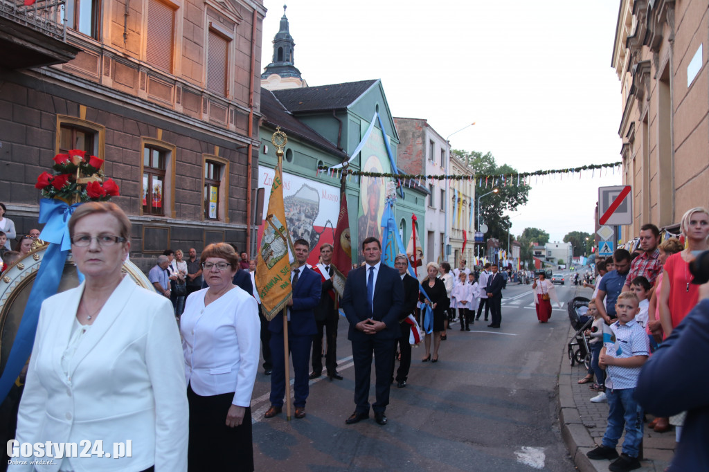 Powitanie kopii Obrazu Matki Bożej w Krobi
