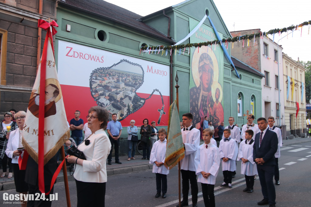 Powitanie kopii Obrazu Matki Bożej w Krobi