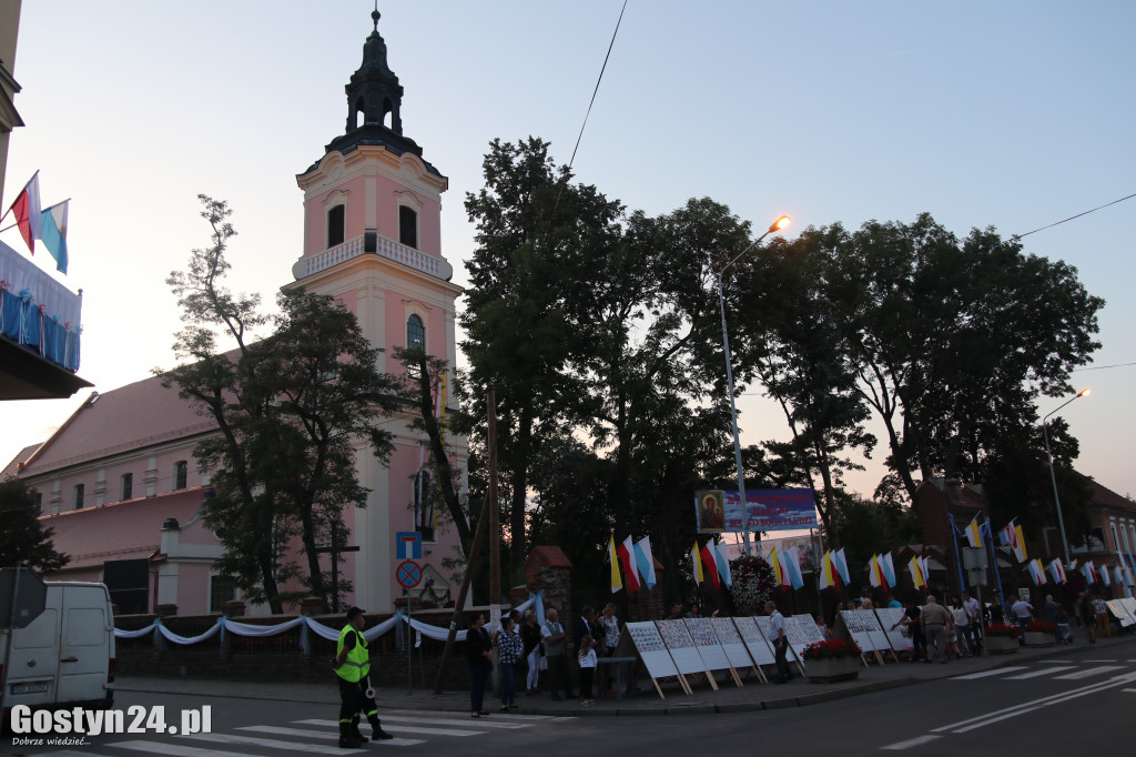 Powitanie kopii Obrazu Matki Bożej w Krobi