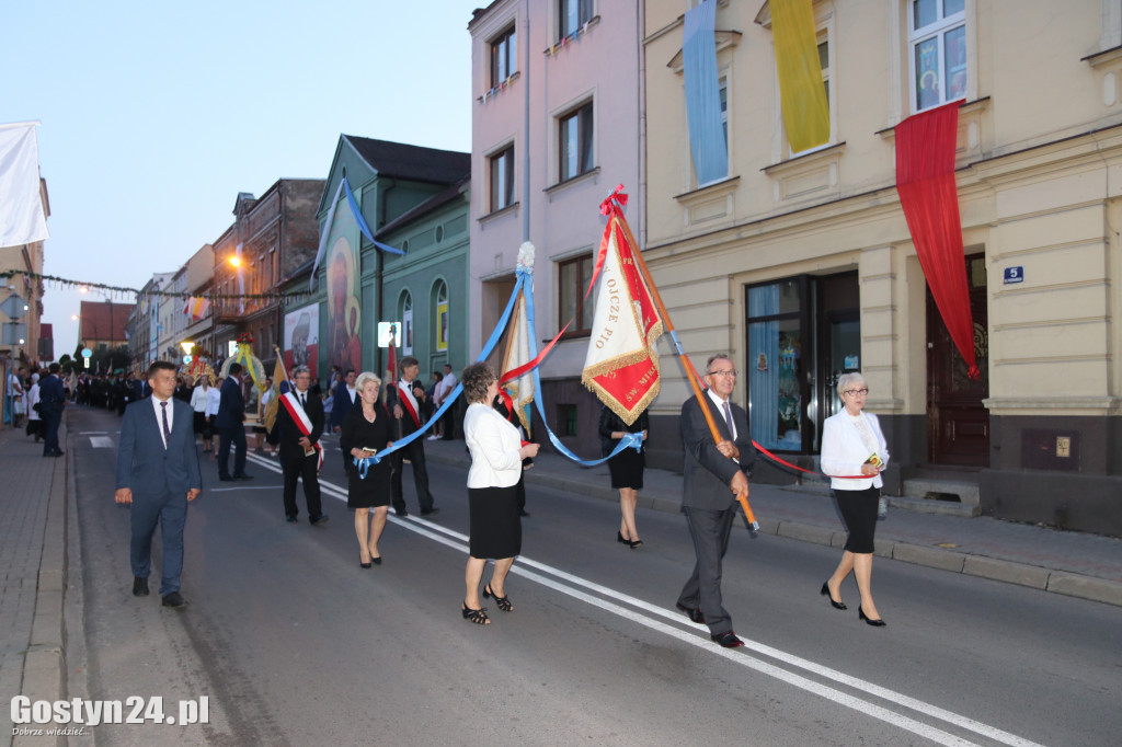 Powitanie kopii Obrazu Matki Bożej w Krobi