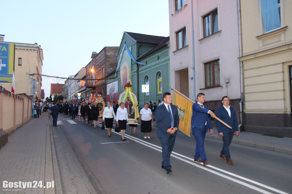 Powitanie kopii Obrazu Matki Bożej w Krobi