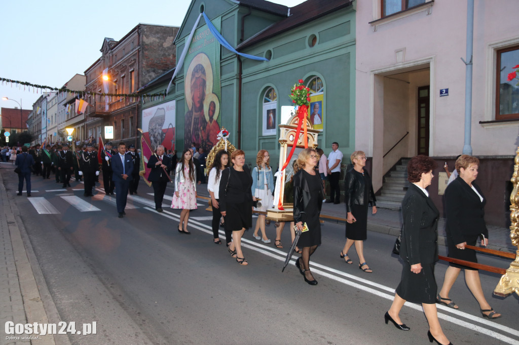 Powitanie kopii Obrazu Matki Bożej w Krobi