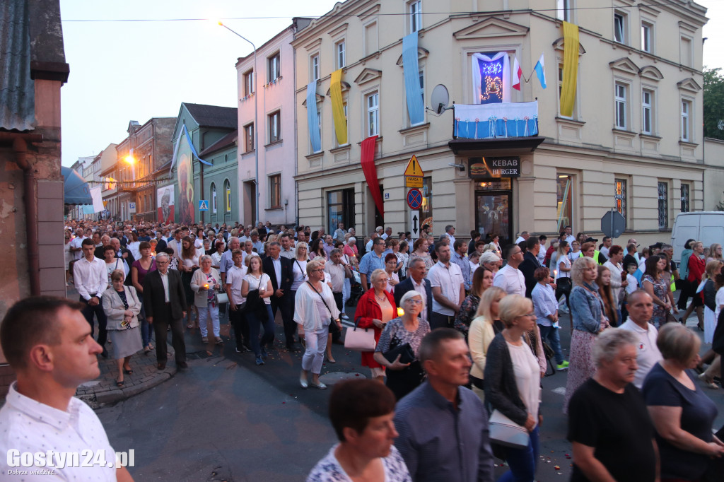 Powitanie kopii Obrazu Matki Bożej w Krobi