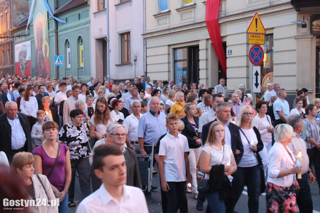 Powitanie kopii Obrazu Matki Bożej w Krobi