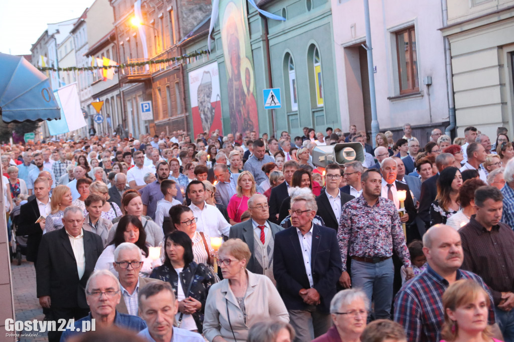 Powitanie kopii Obrazu Matki Bożej w Krobi