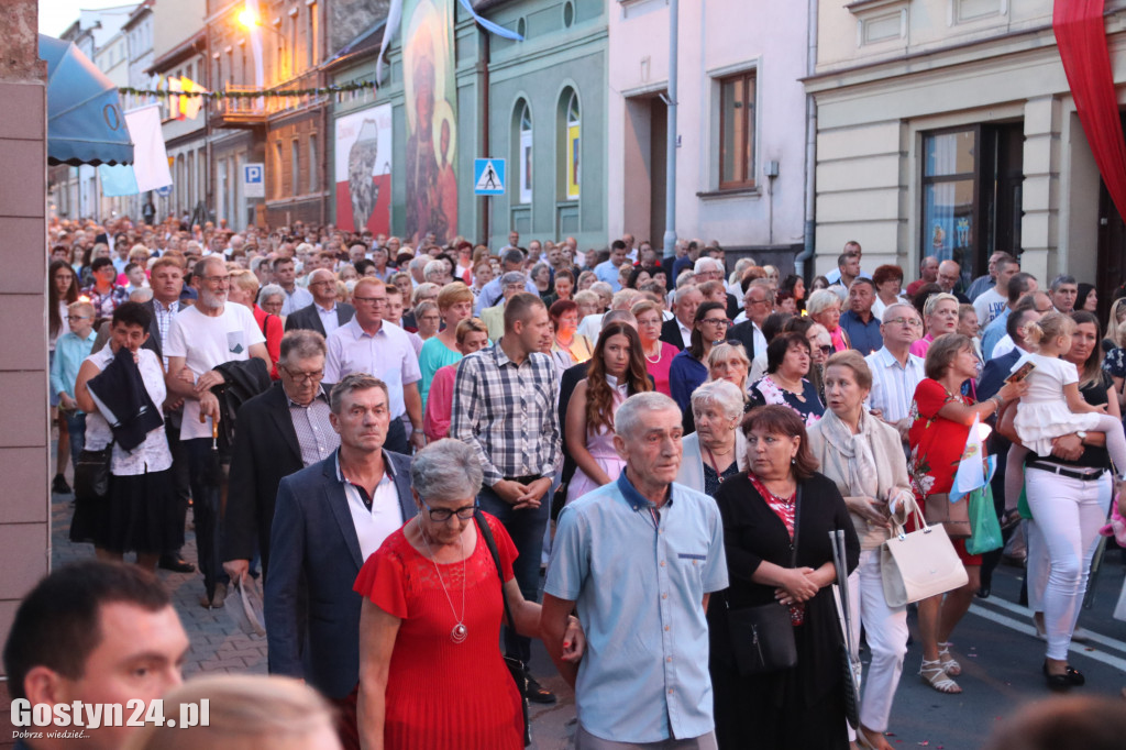 Powitanie kopii Obrazu Matki Bożej w Krobi