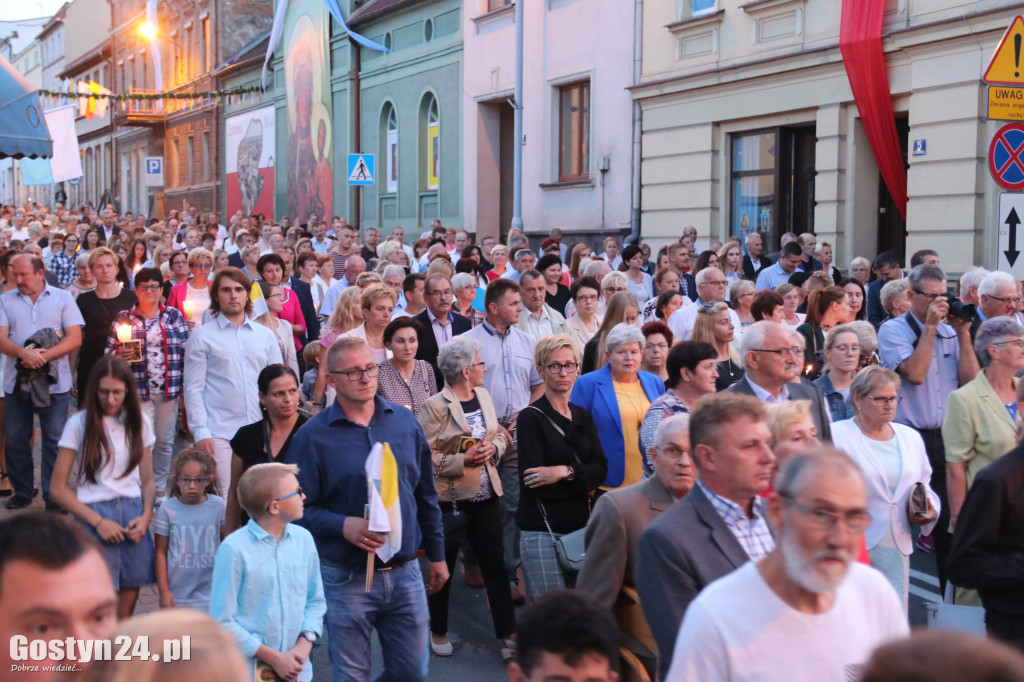 Powitanie kopii Obrazu Matki Bożej w Krobi