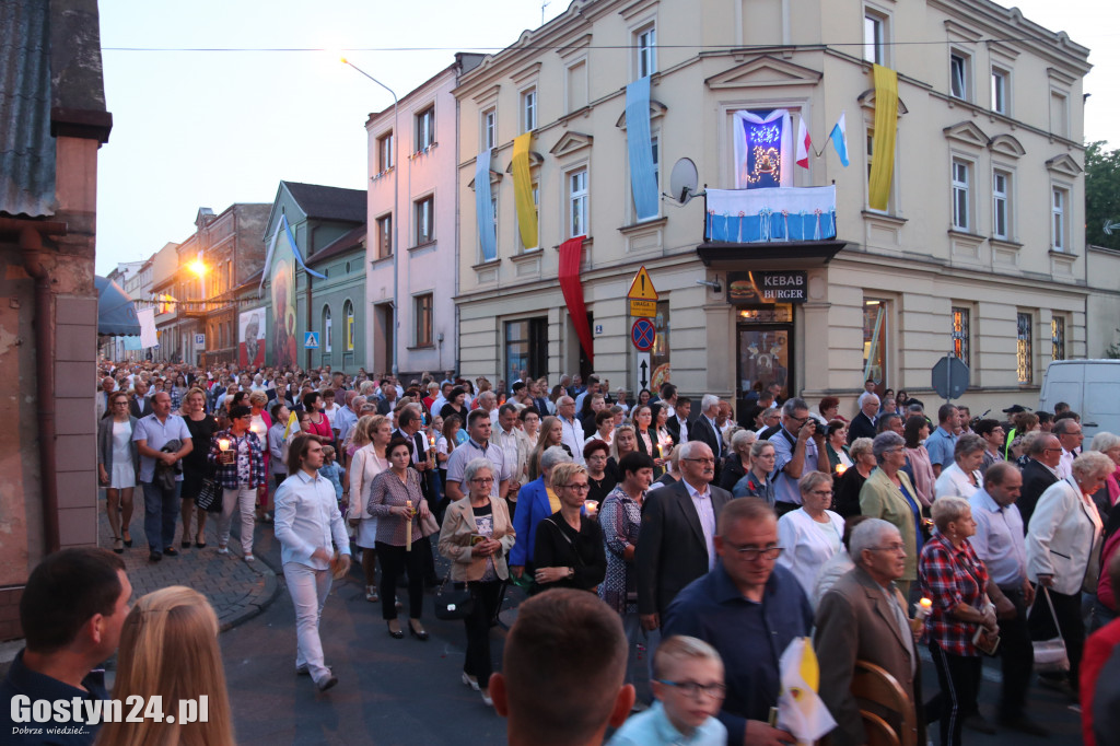 Powitanie kopii Obrazu Matki Bożej w Krobi