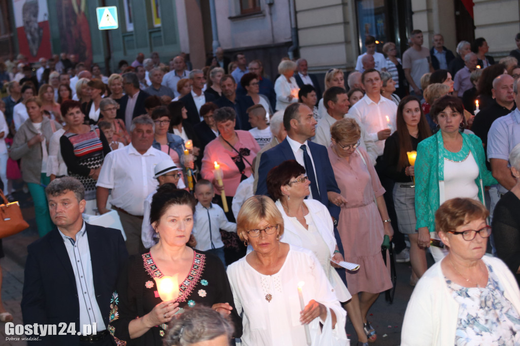 Powitanie kopii Obrazu Matki Bożej w Krobi
