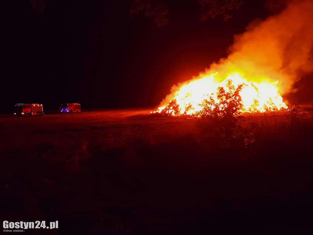 Akcja gaśnicza trwała przez całą noc