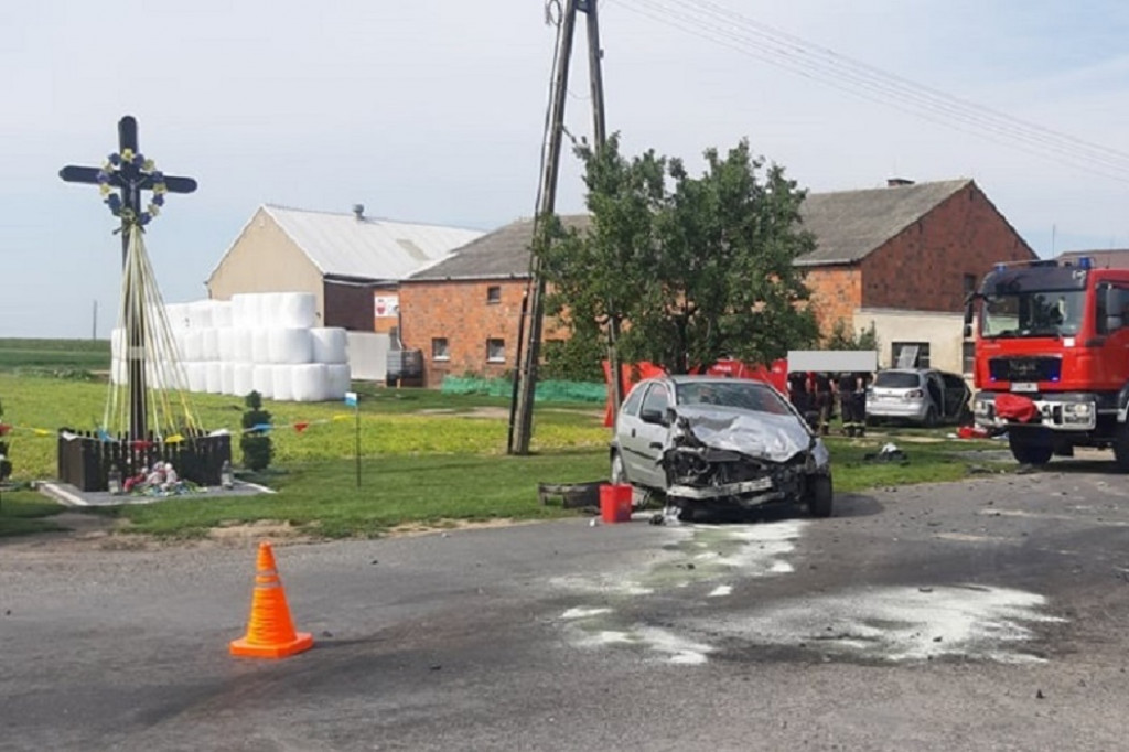 Poważny wypadek w Ludwinowie