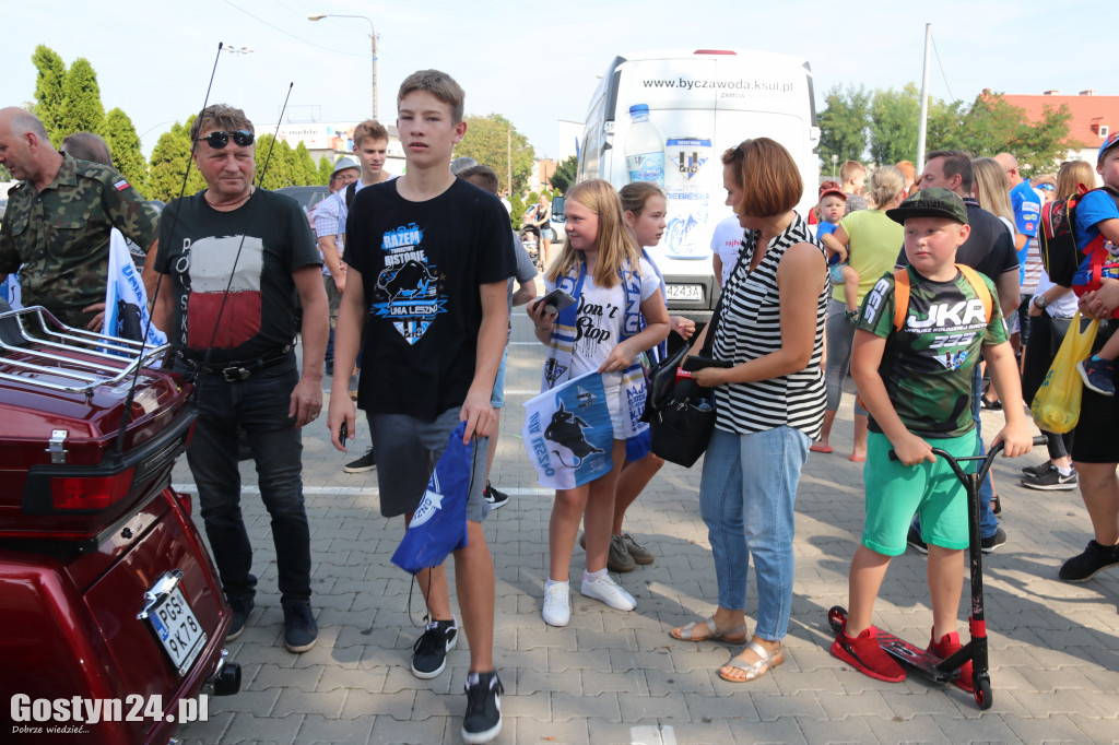 Flagowanie z Unią Leszno w Gostyniu