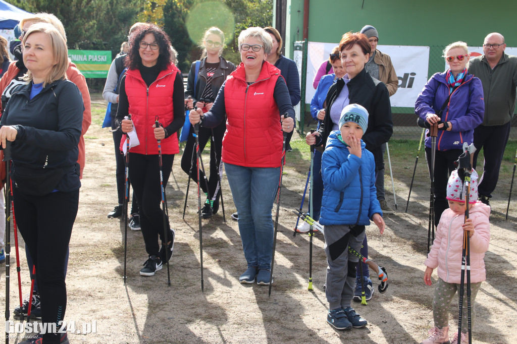 Otwarcie tras nordic walking w Piaskach