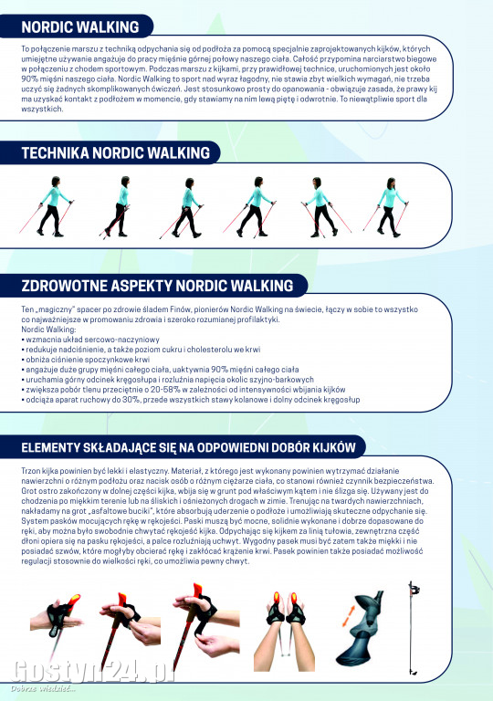 Otwarcie tras nordic walking w Piaskach