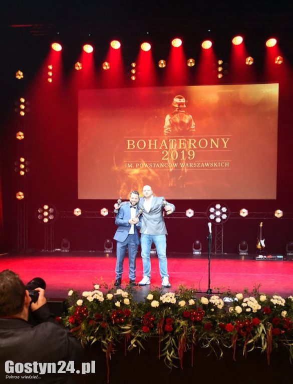 Nagrody BohaterON dla Mikołaja Kaczmarka