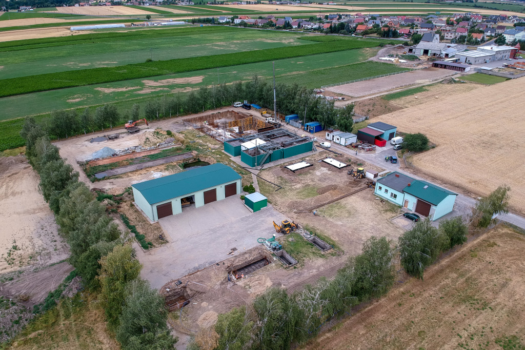 Rozbudowa oczyszczalni ścieków w Pępowie