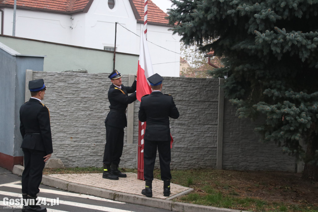 Uroczysta zbiórka w KP PSP Gostyń