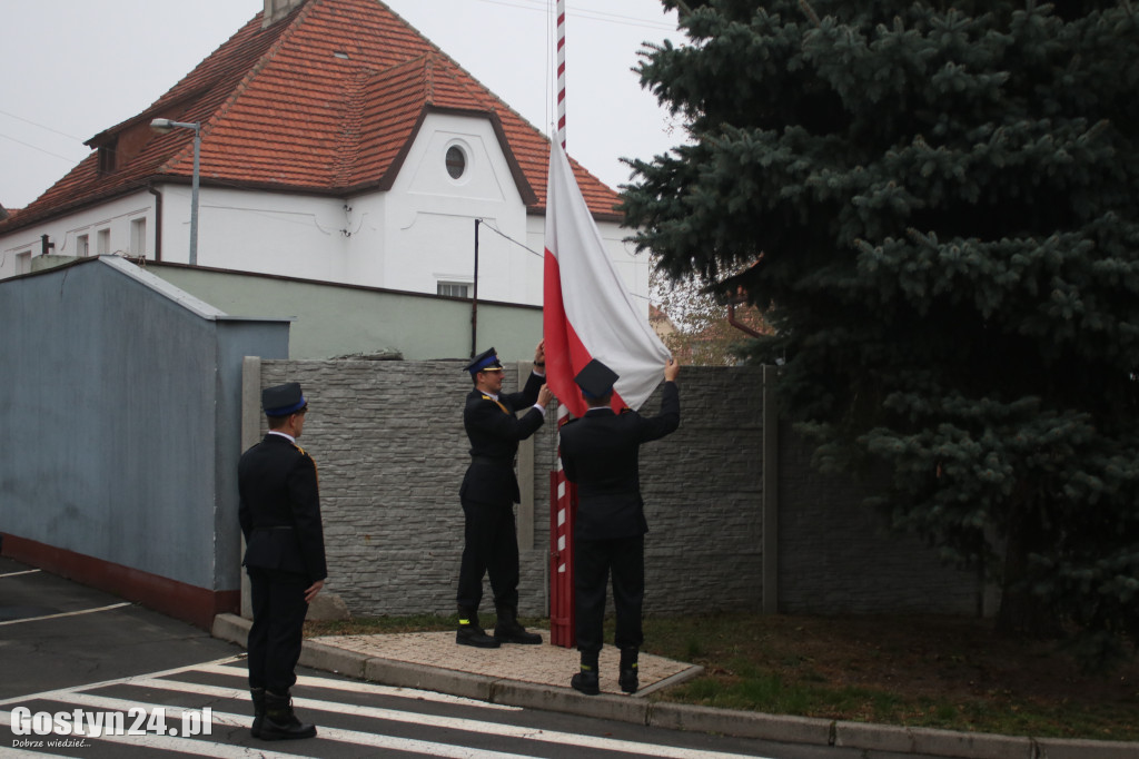Uroczysta zbiórka w KP PSP Gostyń