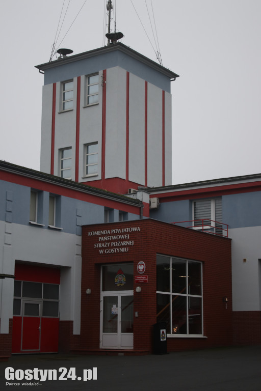 Uroczysta zbiórka w KP PSP Gostyń