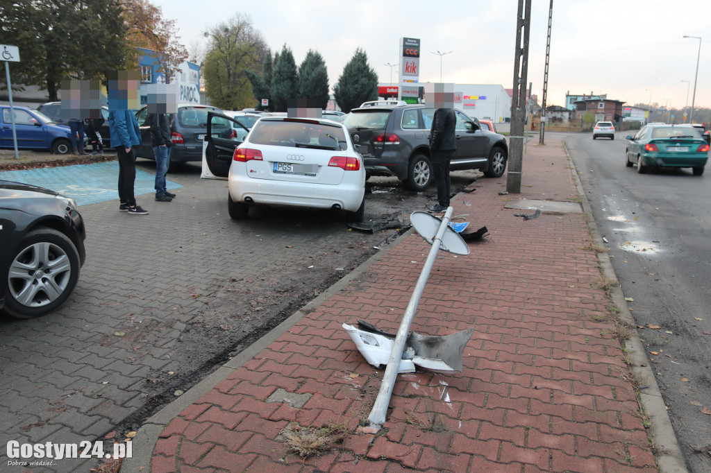 Zderzenie przy gostyńskim szpitalu