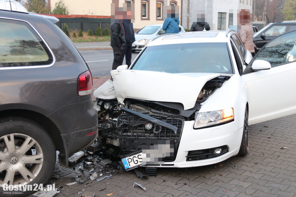 Zderzenie przy gostyńskim szpitalu