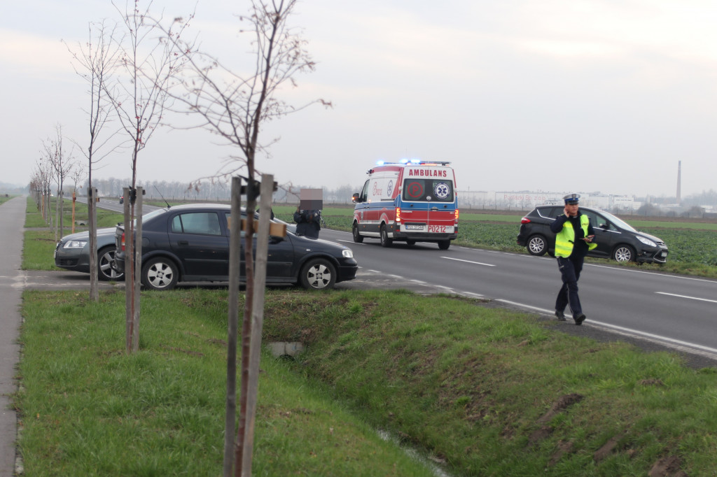 Karambol na trasie Krobia - Pudliszki