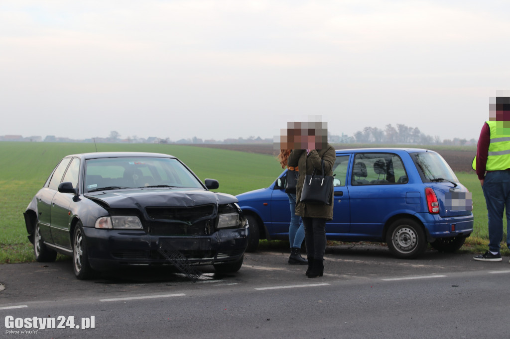 Karambol na trasie Krobia - Pudliszki