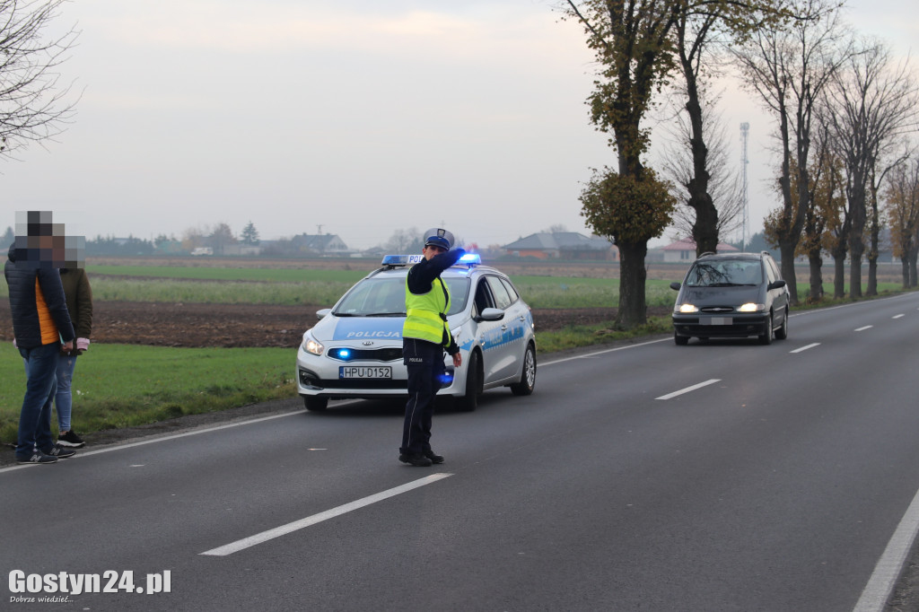 Karambol na trasie Krobia - Pudliszki