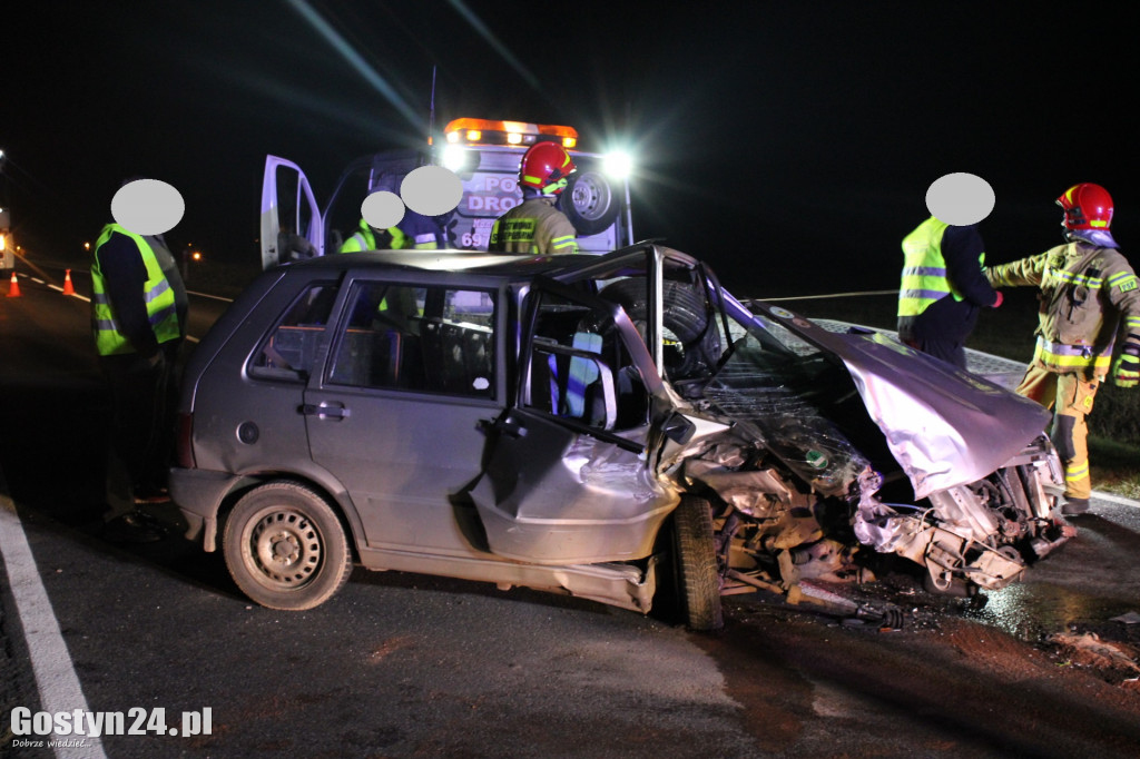 Wypadek na drodze wojewódzkiej DW308