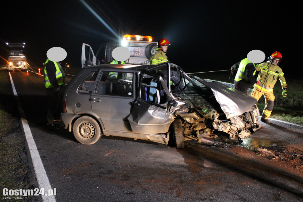 Wypadek na drodze wojewódzkiej DW308