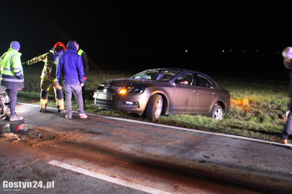 Wypadek na drodze wojewódzkiej DW308