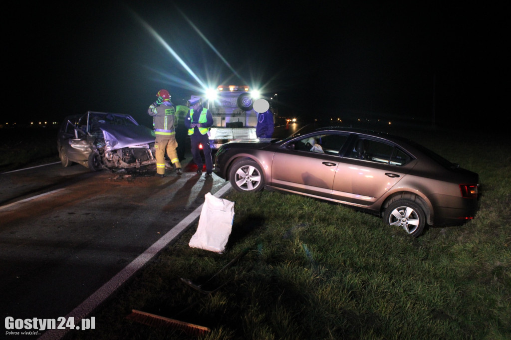 Wypadek na drodze wojewódzkiej DW308