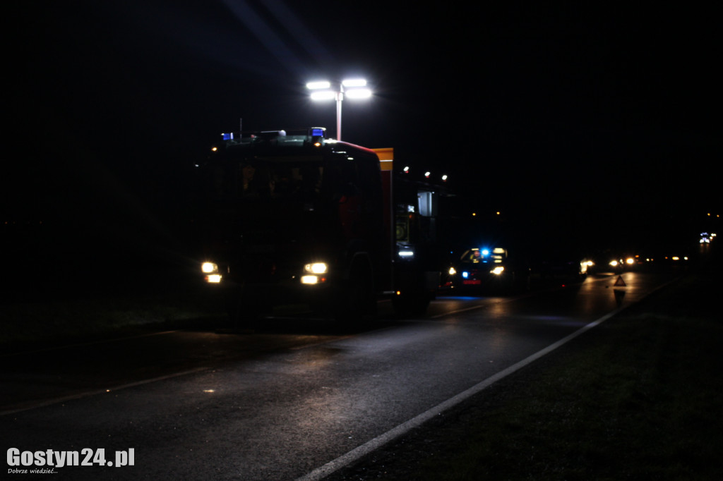 Wypadek na drodze wojewódzkiej DW308