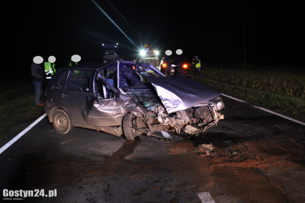 Wypadek na drodze wojewódzkiej DW308