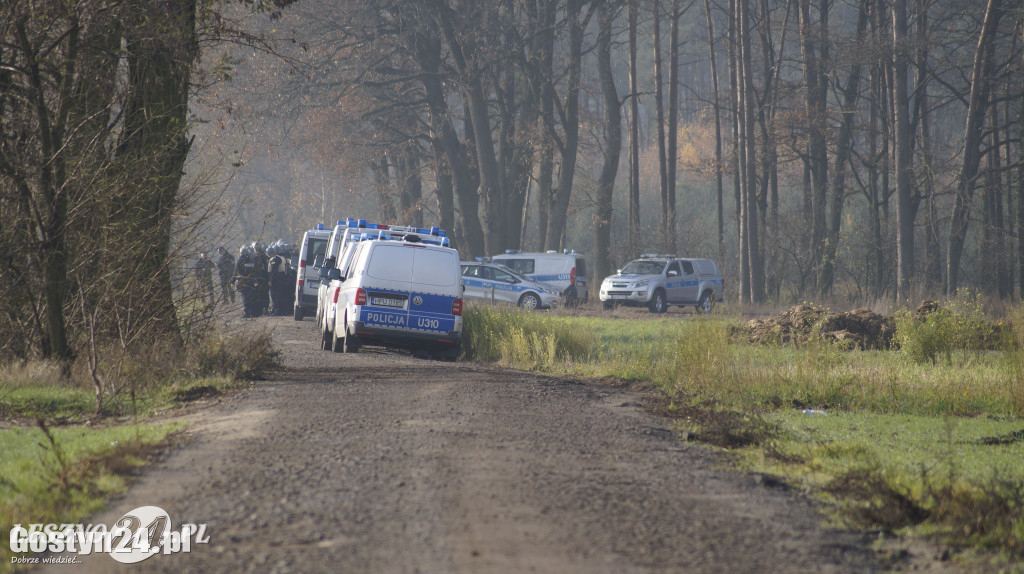 Obława pod Lesznem po napadzie na pocztę