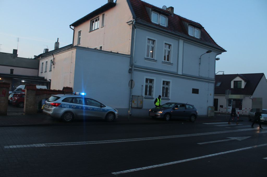 Potrącenie na gostyńskim skrzyżowaniu
