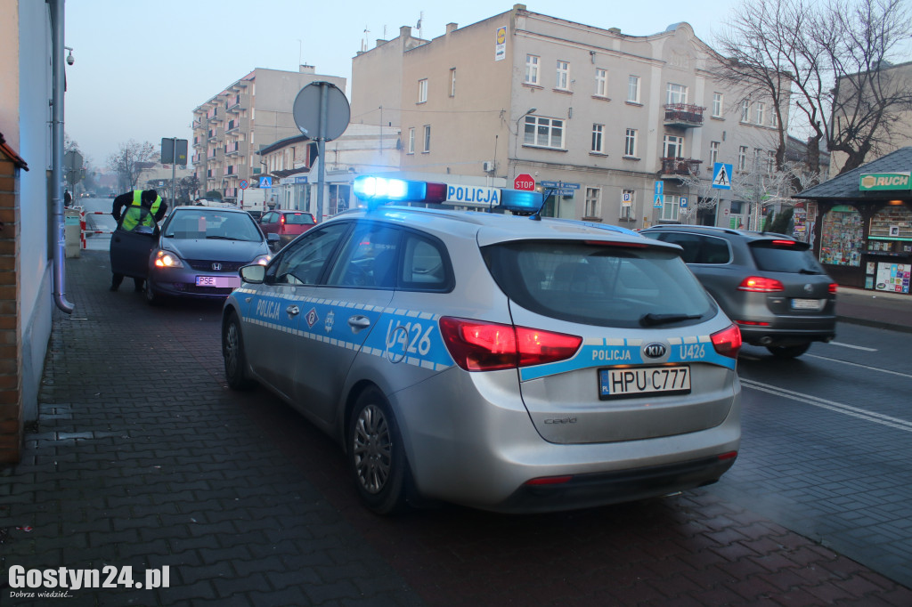 Potrącenie na gostyńskim skrzyżowaniu
