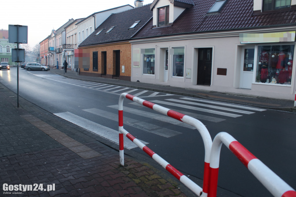 Potrącenie na gostyńskim skrzyżowaniu
