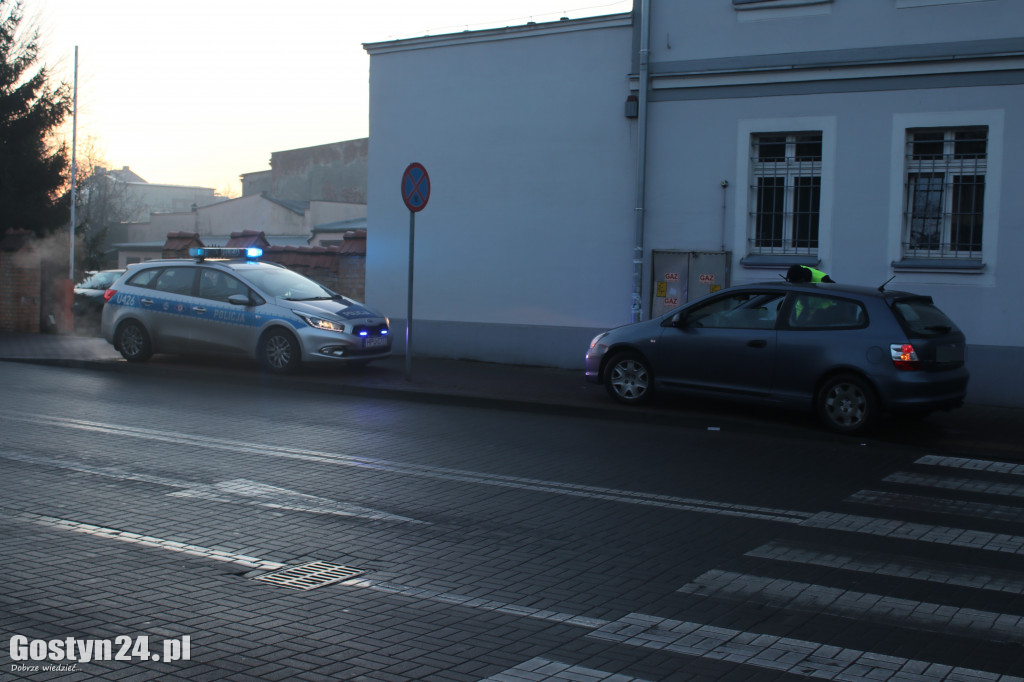 Potrącenie na gostyńskim skrzyżowaniu
