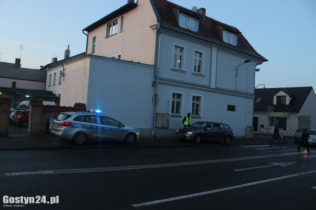 Potrącenie na gostyńskim skrzyżowaniu