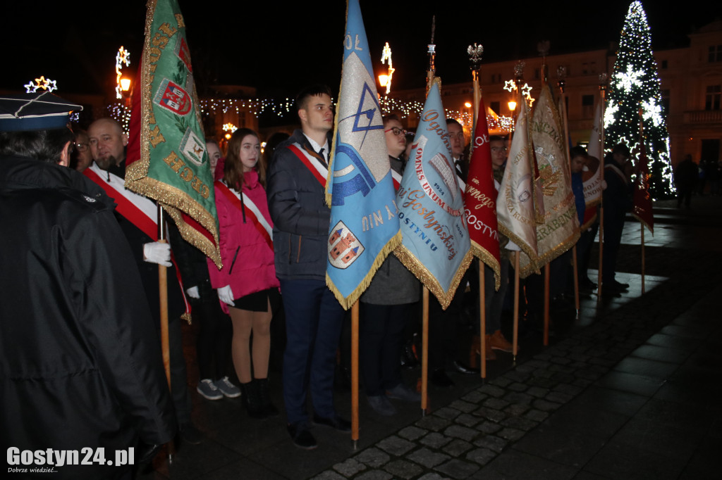 Obchody Powstania Wielkopolskiego na gostyńskim rynku