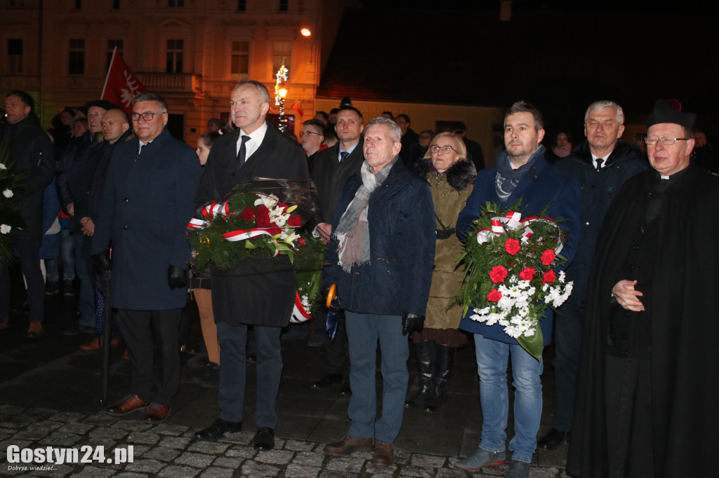 Obchody Powstania Wielkopolskiego na gostyńskim rynku