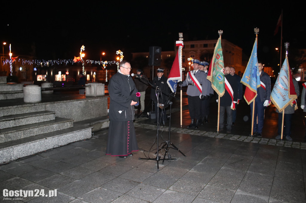 Obchody Powstania Wielkopolskiego na gostyńskim rynku