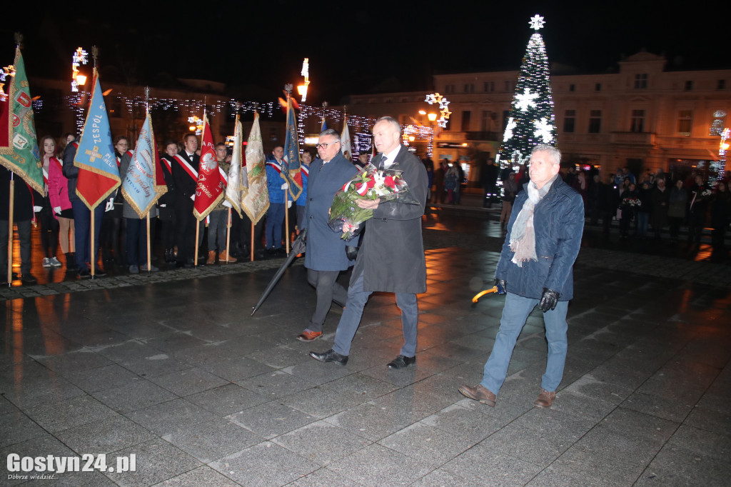 Obchody Powstania Wielkopolskiego na gostyńskim rynku