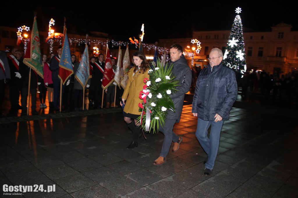 Obchody Powstania Wielkopolskiego na gostyńskim rynku
