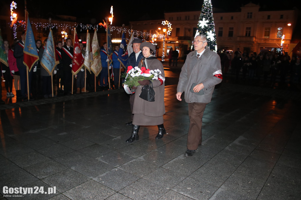 Obchody Powstania Wielkopolskiego na gostyńskim rynku