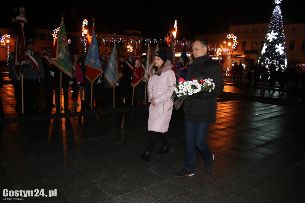 Obchody Powstania Wielkopolskiego na gostyńskim rynku