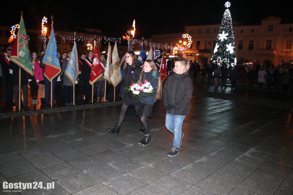 Obchody Powstania Wielkopolskiego na gostyńskim rynku