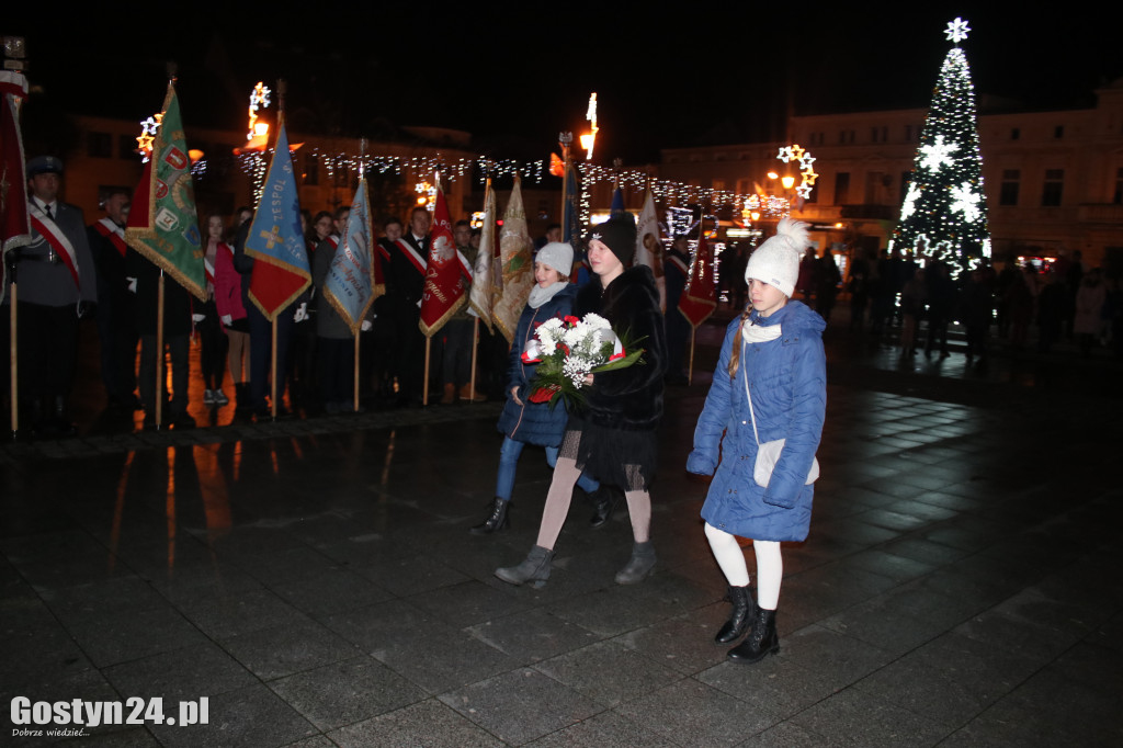 Obchody Powstania Wielkopolskiego na gostyńskim rynku